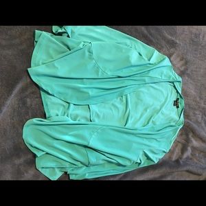 Nice teal cardigan